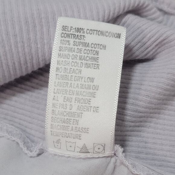 Standard James Perse Button Up Roll Tab Sleeve Shirt Size 2 Medium Side Panel - Picture 5 of 8